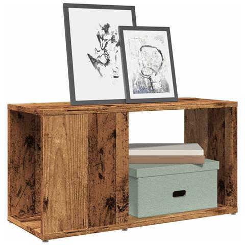 Mobile Porta Tv Legno Antico 60x24x32 Cm In Truciolato - Foto 1