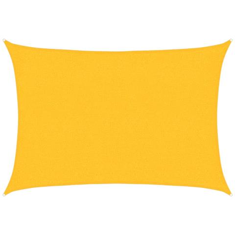 Vela Parasole 160 G /m Rettangolare Giallo 2x2,5 M In Hdpe - Foto 2