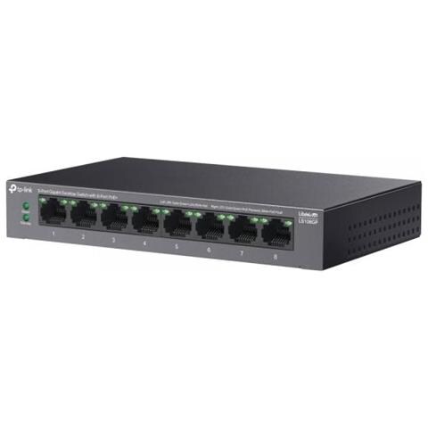 Litewave Ls108gp Switch Di Rete Non Gestito Gigabit Ethernet (10/100/1000) Supporto Power Over Ethernet (poe) Nero - Foto 3