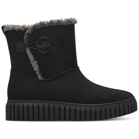 Black Casual Closed Booties Stivaletti Tessile Scarpe Donna Nero Eu 37, 5-26418-41 001 - Foto 2