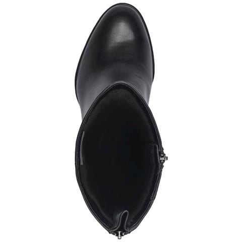 Black Casual Closed Long Heeled Boot Stivali Sintetico E Tessile Scarpe Donna Nero Eu 37, 1-25515-41 001 - Foto 3