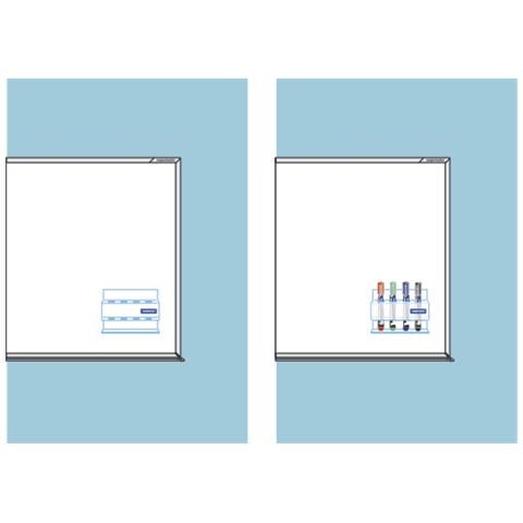 16712 accessorio board Vaschetta portapenne per lavagna bianca - Foto 3