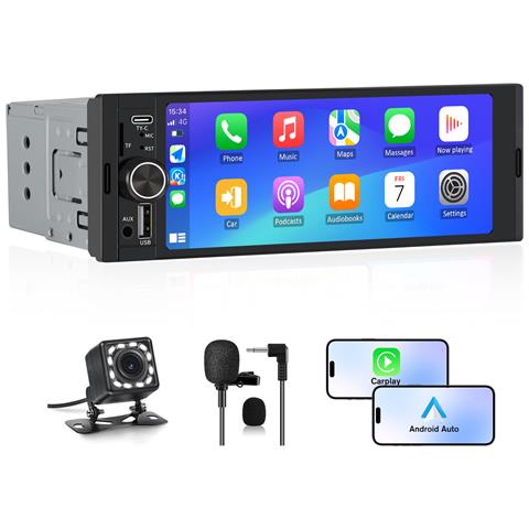 Autoradio 1 Din Con Schermo Wireless Carplay E Android Auto - Foto 1
