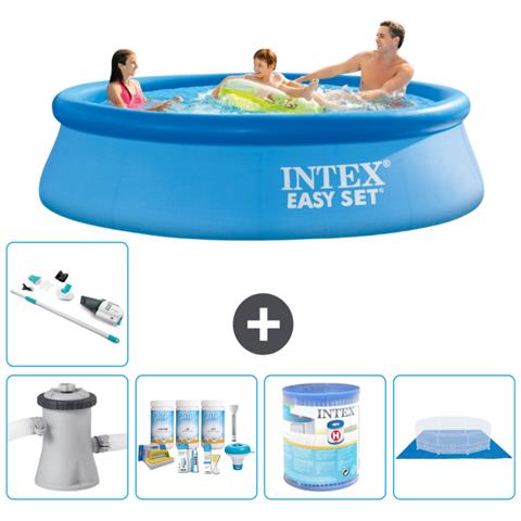 Piscina Fuori Terra - In Giro - 305x76 Cm - Blu - Include Accessori Coordinati A962 - Foto 1