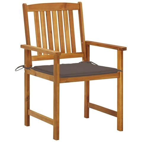 Lusso Casadino -  Sedie Da Giardino Con Cuscini 2 Pz In Massello Di Acacia - Foto 1