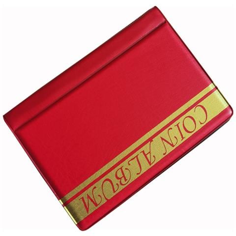 Album Per La Collezione Di Francobolli - Design Verticale A 120 Tasche Red - Foto 1