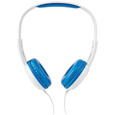 HPWD4200BU cuffia e auricolare Cuffie Cablato A Padiglione MUSICA Blu, Bianco - Foto 1