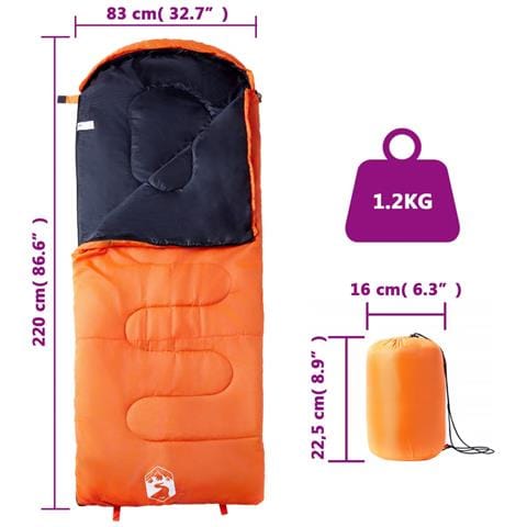 Sacco a Pelo da Campeggio per Adulti 3-4 Stagioni - Foto 5