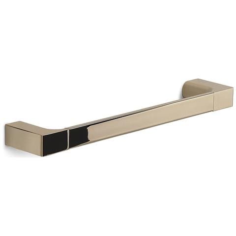 Portasalviette 35 Cm Da Muro In Ottone E Cromall Pi21-35 Serie Pirenei Oro - Foto 1