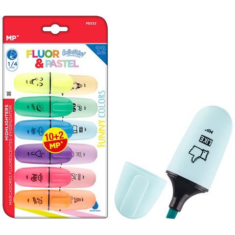 Evidenziatore Fluorescente E Pastello Mini 12 Uds. - Foto 1