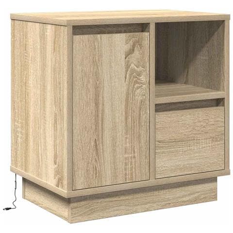 Armadio da Notte con cassetto rovere sonoma 50 x 34.5 x 50 cm. - Foto 1