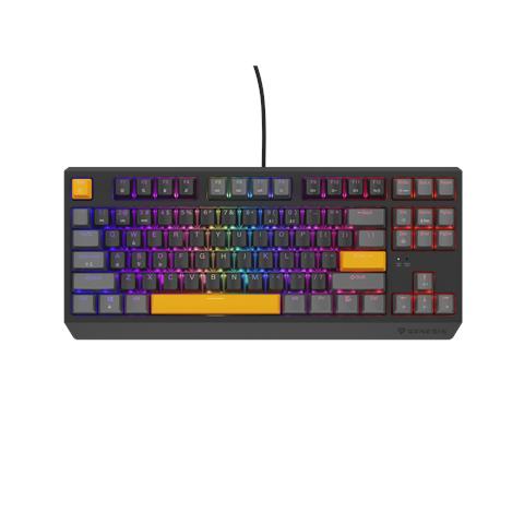 Thor 230 TKL tastiera Gaming USB + RF Wireless + Bluetooth QWERTY Nero, Grigio, Arancione - Foto 19