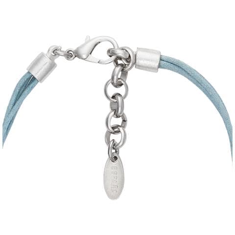 Girocollo Azzurro Argentato, 3 Maglie, 40 Cm - Foto 2