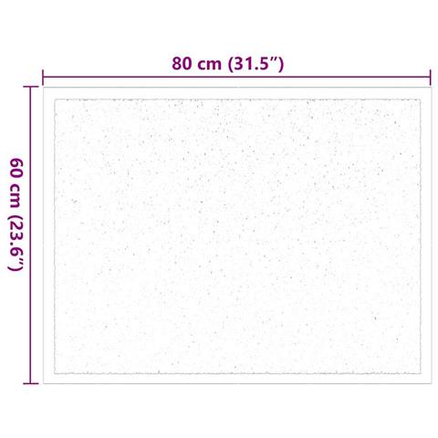 Tappetino Bordò 60 x 40 x 1.2 cm Tessuto Teddy - Foto 7