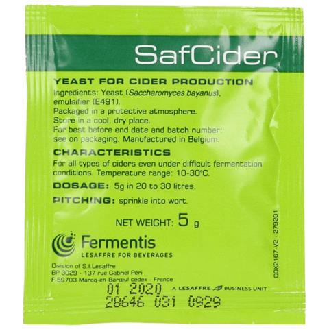 Lievito Secco Lievito Per Sidro - Fermentis Safcider 5g - Foto 1