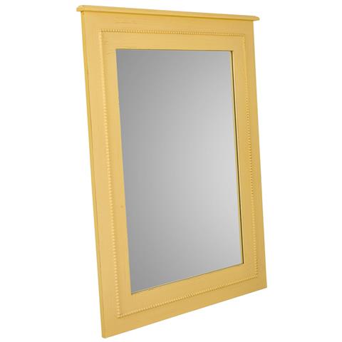 Specchio In Legno Giallo 70x03x90h - Foto 1