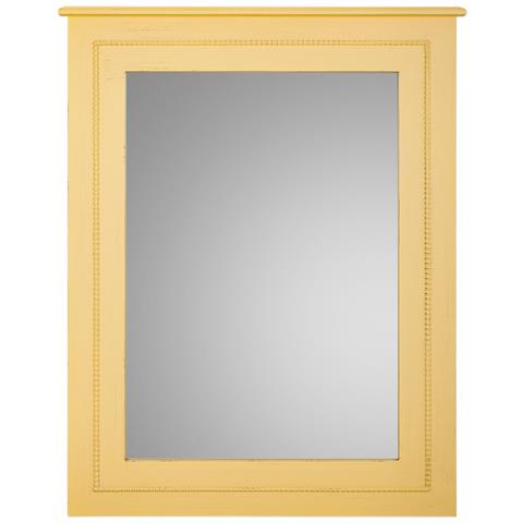 Specchio In Legno Giallo 70x03x90h - Foto 2