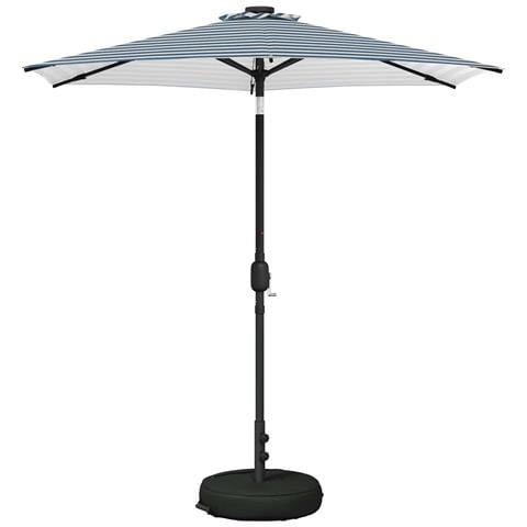 Parasol da Giardino con Luci LED 230 x 230 cm Poliestere - Foto 1