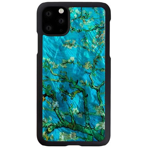 Custodia Per Iphone 11 Pro Max, Nera Con Motivo Ad Anelli Di Mandorla. - Foto 2
