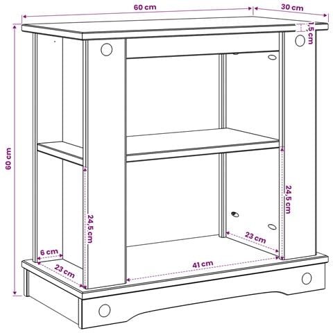 Supporto per Acquario CORONA Marrone 60 x 30 x 60 cm 150 kg - Foto 7
