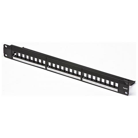 Patch Panel Mod. 24p X Rack19"1u Bla - Foto 2