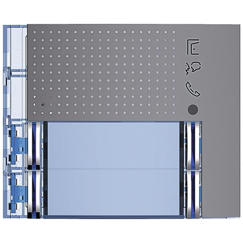 Frontale Modulo Fonico Evoluto 4 Pulsanti Su Colonna Doppia Finitura Allstreet - Foto 1