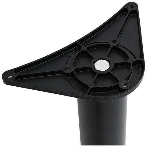 Set 4 Gambe Nere Tavolo Regolabili Con Staffe Triangolari 870 Mm - Foto 7