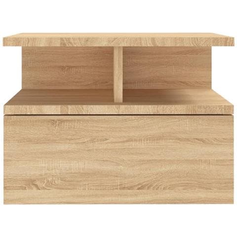 Comodini Pensili 2pz Rovere Sonoma 40x31x27cm Legno Multistrato - Foto 8