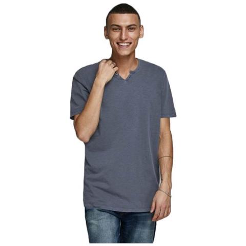 Split Neck Tee Ss Noos T-shirt - Uomo Taglia L - Foto 1