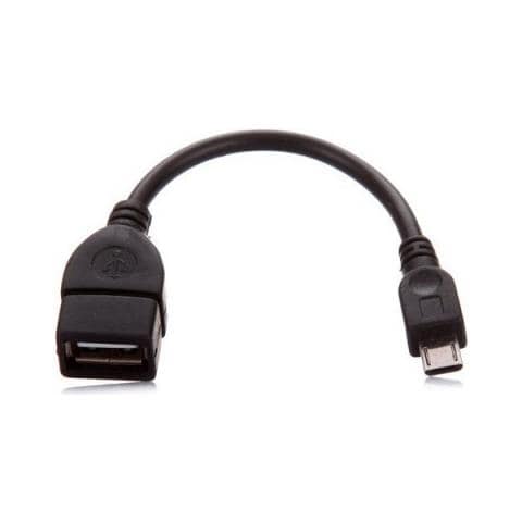 USB OTG TYPA MICRO 0.1m Micro-USB A USB A Nero cavo USB - Foto 1