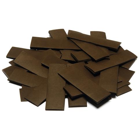 Slowfall Confetti Rectangular 55x18mm, Brown, 1kg - Foto 1