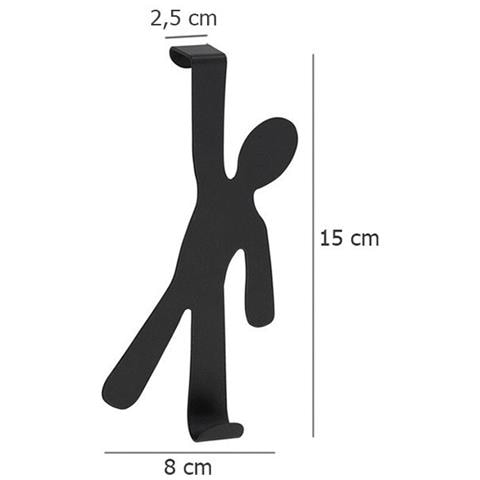 Boy Gruccia Porta, Acciaio Inox Opaco, 4 Cm - Foto 3