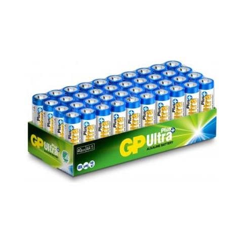 Ultra Plus Stilo Aa Lr6 Alkaline 1.5v 40 Pezzi - Foto 1