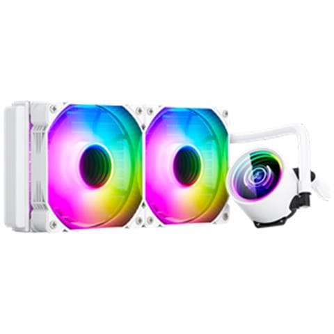 Dissipatore A Liquido Gaming Rgb Colorato 2x120mm Lga 1700 1200 115x 1156 1851 - Foto 1