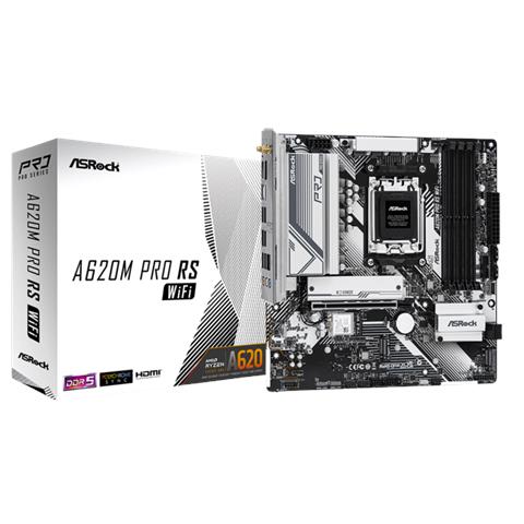A620M Pro RS WiFi AMD A620 Presa di corrente AM5 micro ATX - Foto 6