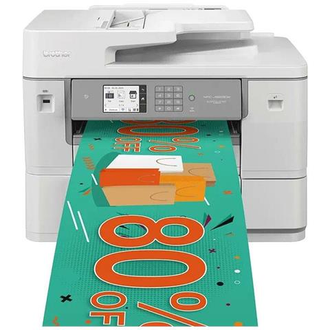 Multifunzione   Mfc-j6959dw Ink A3 Duplex Dadf Fax Wifi Lan Nfc Stampa Banner Con Lunghezza Fino A 2.7m - Foto 2