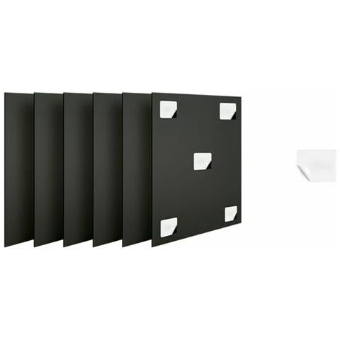 Lavagna Securit Adesivi Da Parete Set 40 X 40 Cm 6 Unità - Foto 2