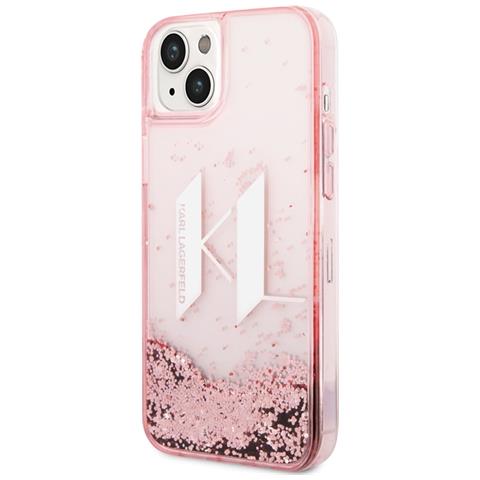 Cover Per Iphone 14 Floating Kl Glitter, Rosa - Foto 1