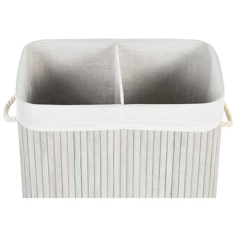 Cesta Legno Di Bambù Grigio 60 Cm Kandy - Foto 2