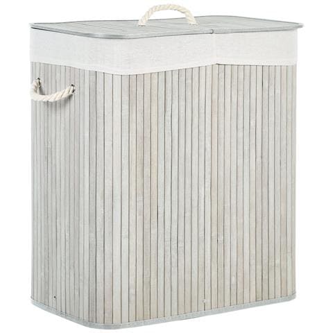 Cesta Legno Di Bambù Grigio 60 Cm Kandy - Foto 7