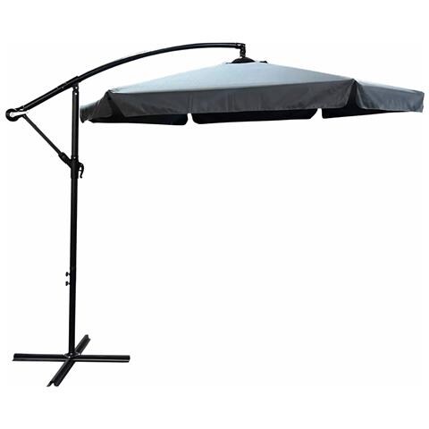 Ombrellone da Giardino ASTER con Protezione UV, Colore Verde Scuro, 300x300x245 cm - Foto 1