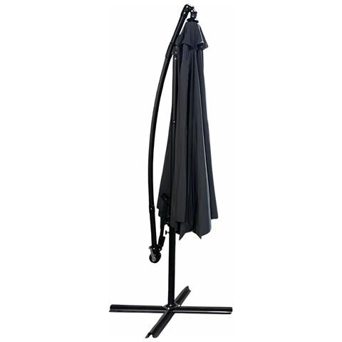 Ombrellone da Giardino ASTER con Protezione UV, Colore Verde Scuro, 300x300x245 cm - Foto 2