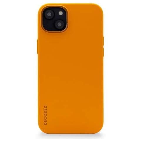 Cover Per Iphone 14 Plus Magsafe In Silicone Antimicrobica, Arancione - Foto 1