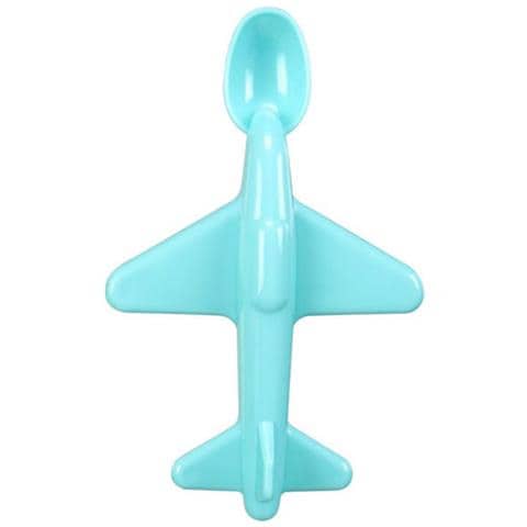 Cucchiaio Neonato Aeroplano Set Da 2, Blu - Foto 5