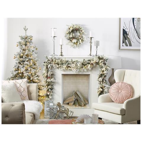 Ghirlanda Decorativa Whitehorn Bianco 55 Cm - Foto 1