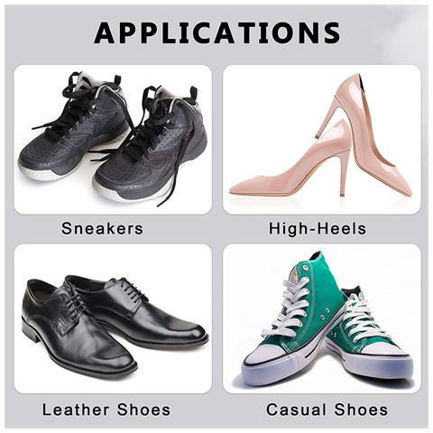 Toppe Di Protezione /riparazione Del Tallone Per La Riparazione Di Scarpe 2 Misure Blue 2-pack - Foto 7