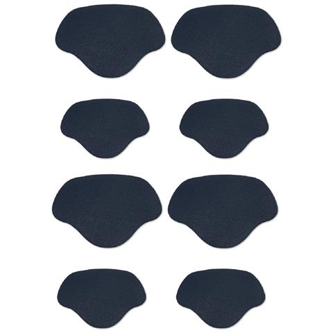 Toppe Di Protezione /riparazione Del Tallone Per La Riparazione Di Scarpe 2 Misure Blue 2-pack - Foto 1