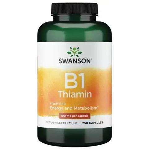 Vitamina B1 Tiamina 100 Mg 250 Capsule Swanson Health Products - Foto 3