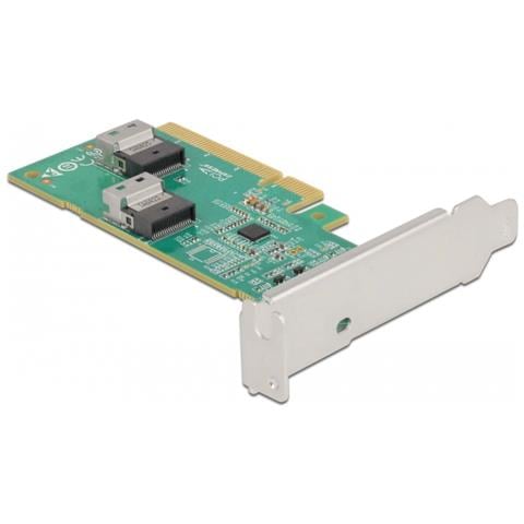 90076 Scheda PCI Express 4.0 x8 a 2 x interno NVMe M. 2 Chiave M - Biforcazione - Foto 3