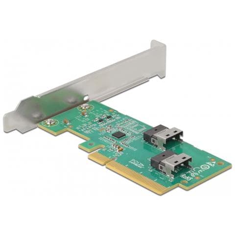 90076 Scheda PCI Express 4.0 x8 a 2 x interno NVMe M. 2 Chiave M - Biforcazione - Foto 2
